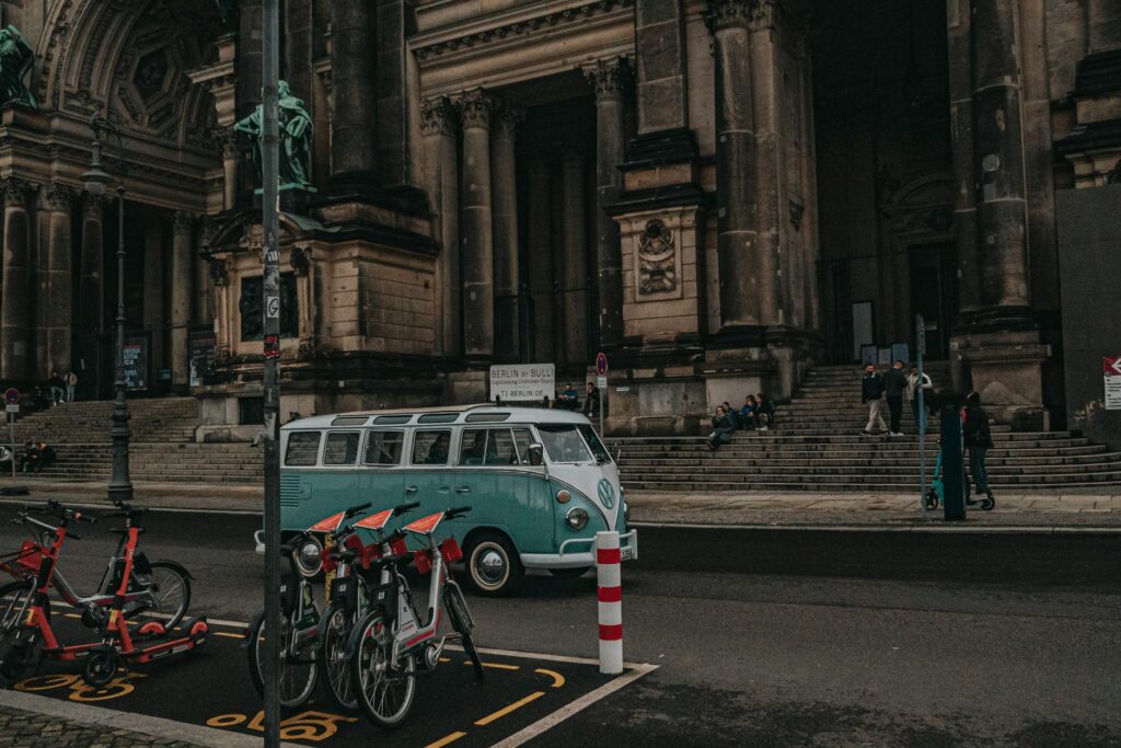 German rental agent handshake