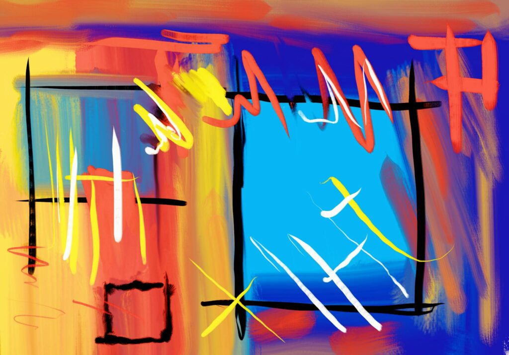 quirky abstract internet art