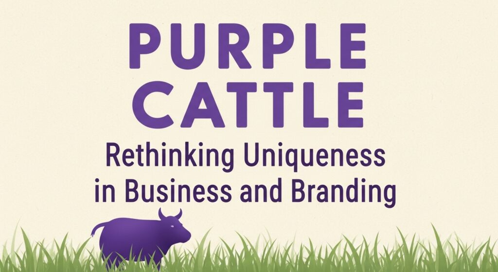 Purple Cattle: Rethinking Uniqueness in Business and Branding