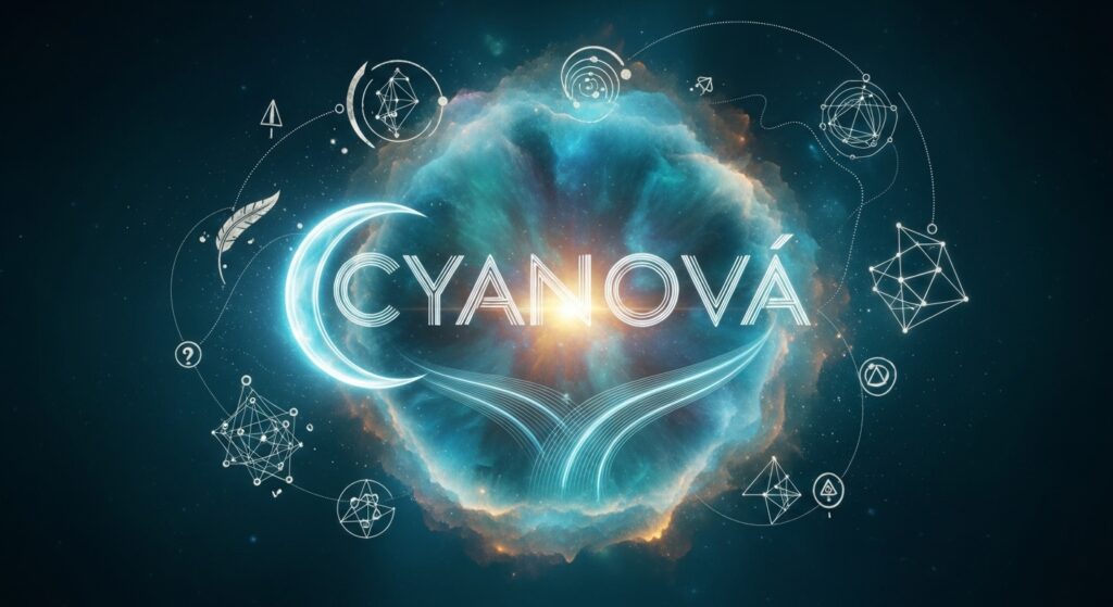 cyanová