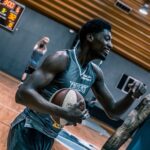 basketball player intense focus