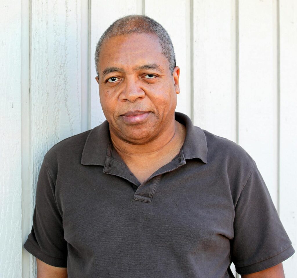 Mark Hines pottery vase