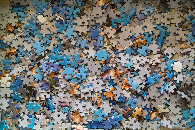 close-up of game pieces and dice